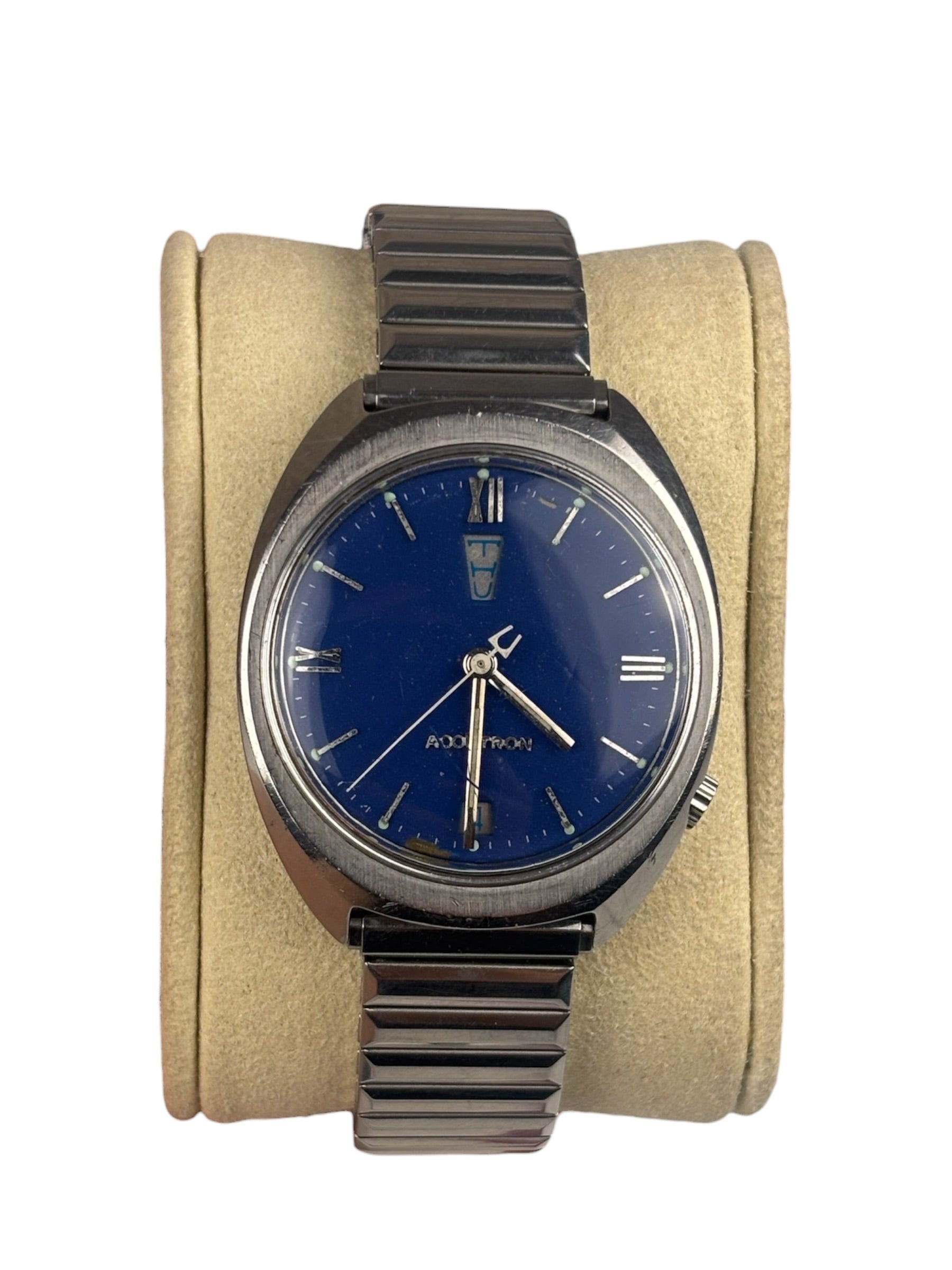 Bulova Accutron Blue Dial Day-Date