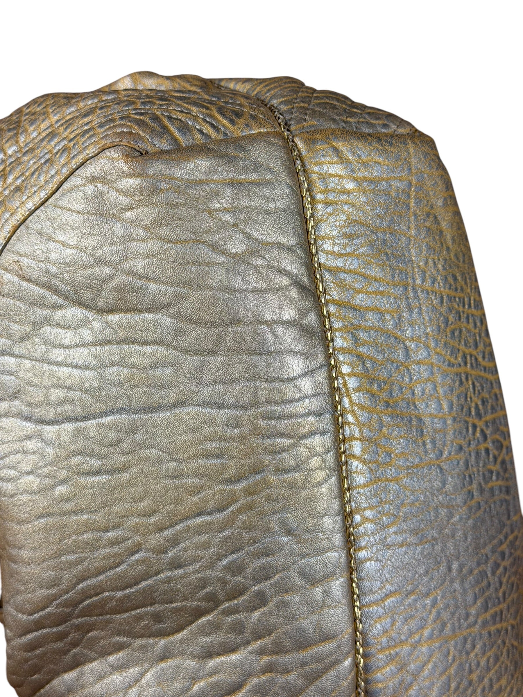 Fendi Metallic Gold Spy Shoulder Bag