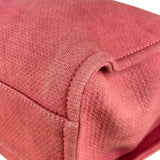 Chanel Coral Pink Medium Deauville Shopping Tote Bag 2014
