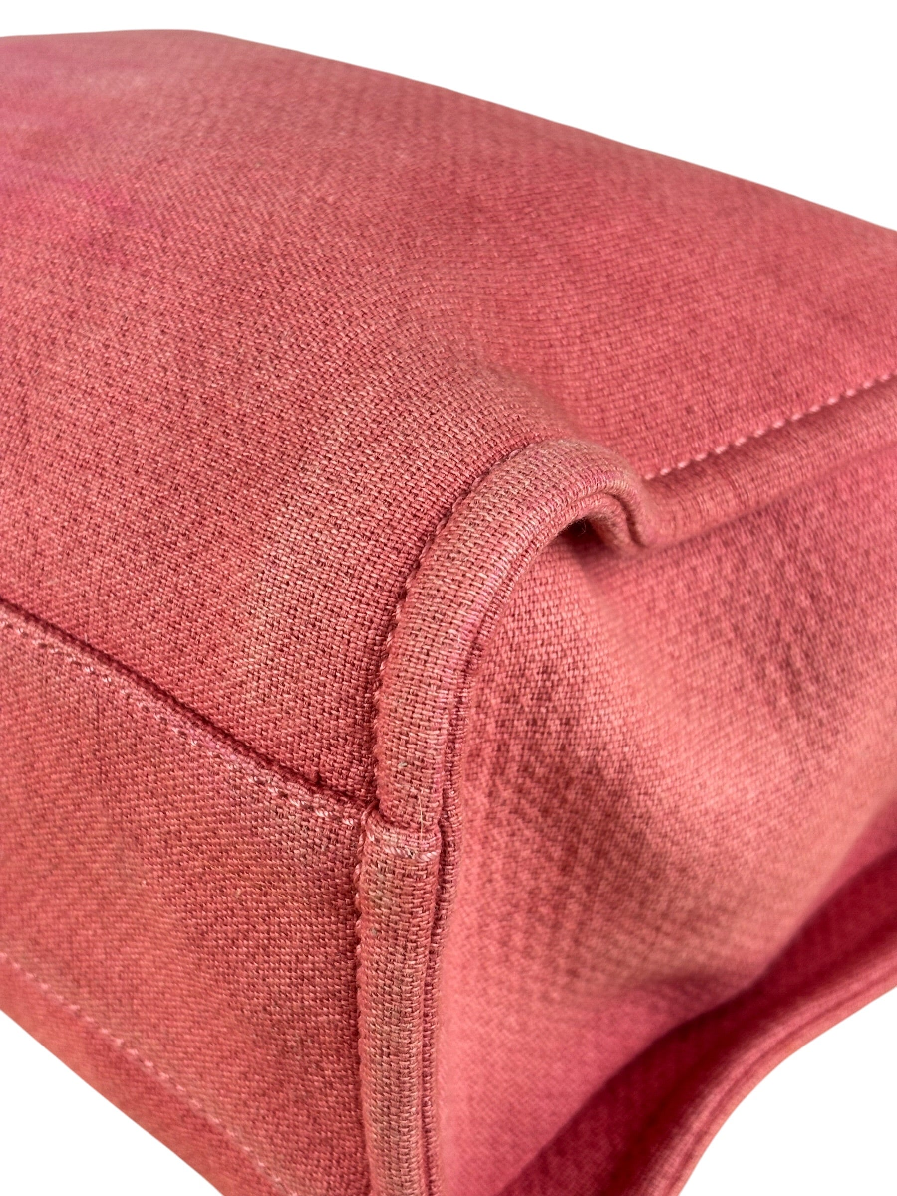 Chanel Coral Pink Medium Deauville Shopping Tote Bag 2014