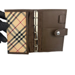 Burberry Vintage Leather Nova Mini 5-Ring Agenda Planner Cover
