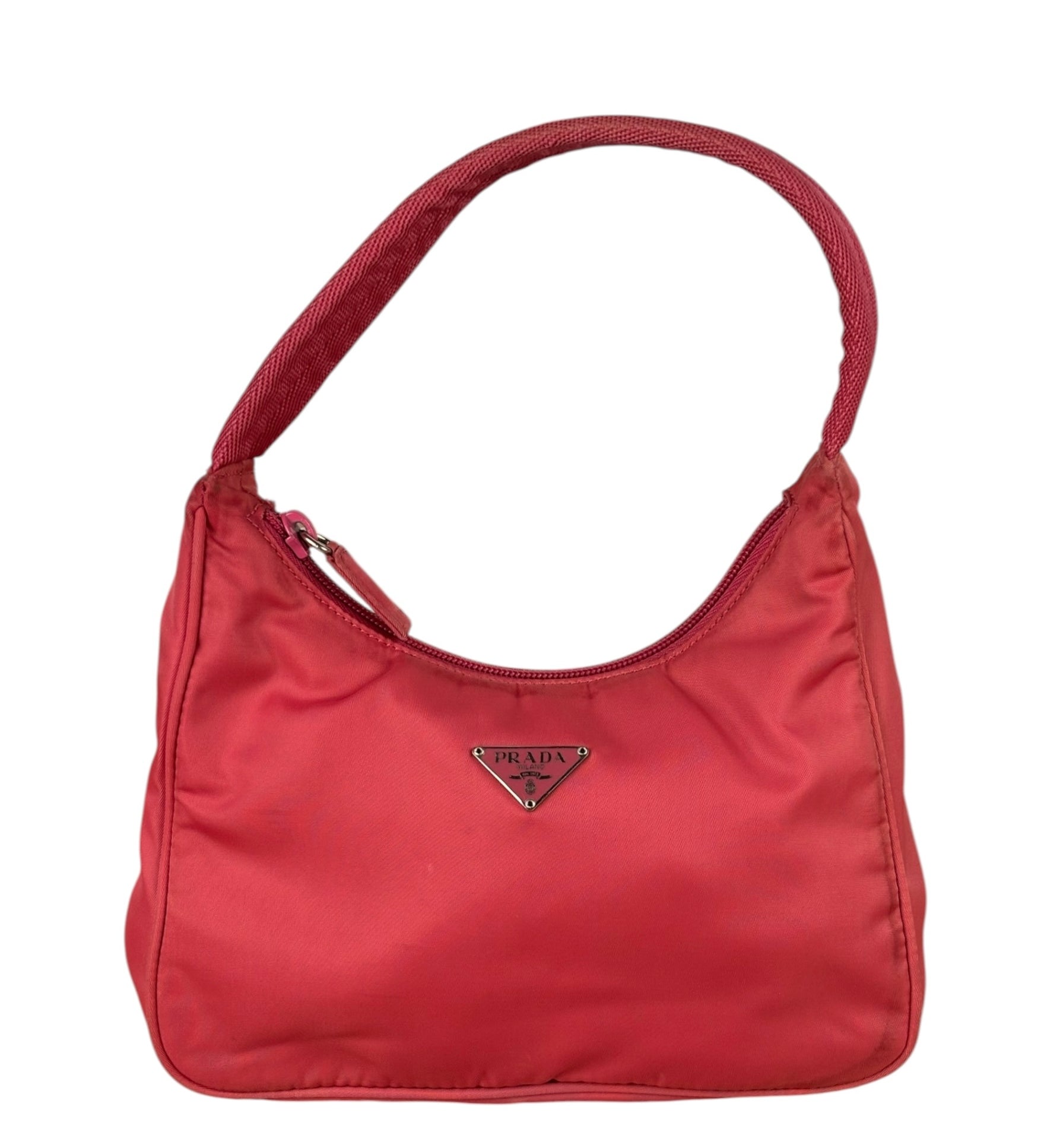 Prada Pink Tessuto Nylon Pochette
