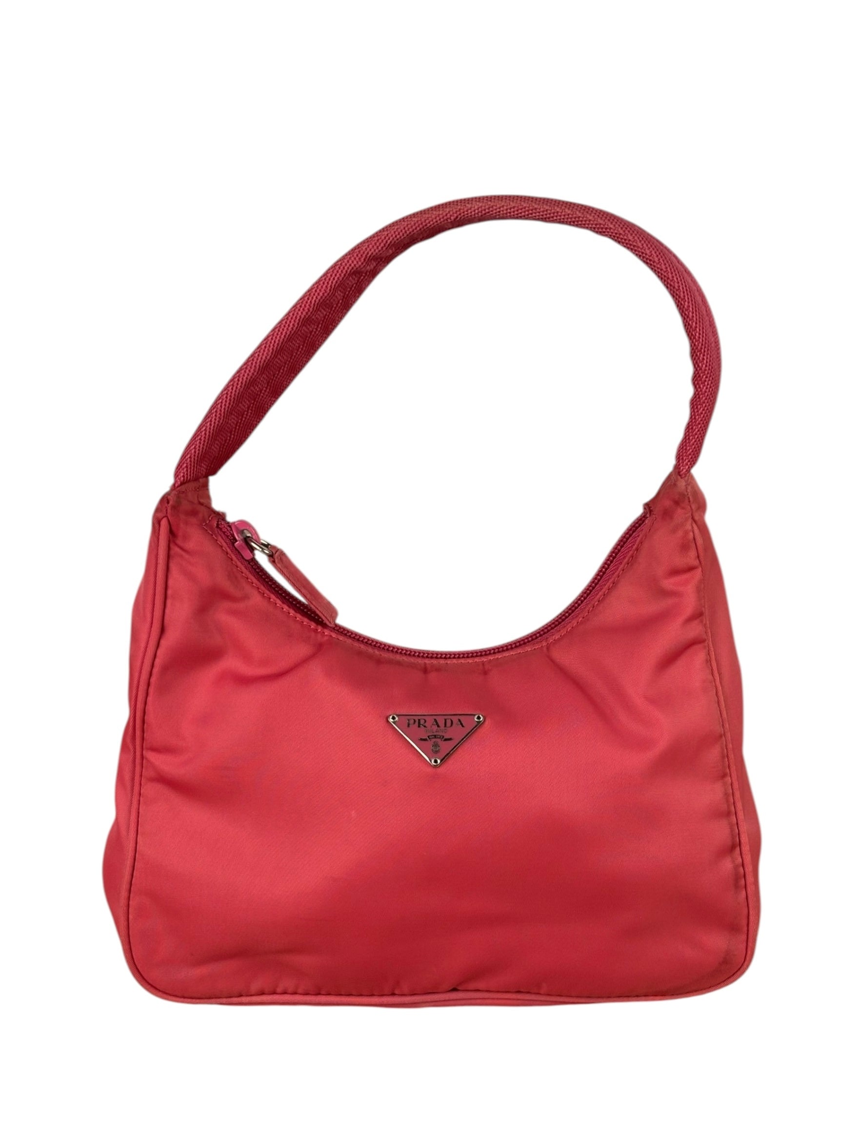 Prada Pink Tessuto Nylon Pochette