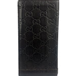 Gucci GG Brown Leather Guccissima Long Wallet