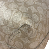 Coach Leather Signature Canvas Reversible City Tote Bag