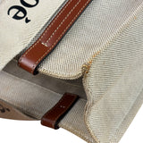 Chloé Canvas Beige/Brown Medium Woody Tote