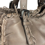 Bottega Veneta Intrecciato Leather Fringe Handbag