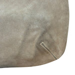 Ferragamo Vintage Beige Suede Hobo Shoulder Bag