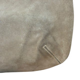 Ferragamo Vintage Beige Suede Hobo Shoulder Bag