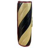 Gucci Stripped Multicolor Marmont Wallet on Chain