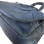 Prada Navy Nylon Tessuto Flap Crossbody