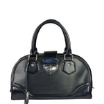Louis Vuitton Black Epi Leather Montaigne Bowling Handbag