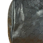 Gucci GG Black Leather Joy Boston Imprime Hand Bag