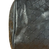 Gucci GG Black Leather Joy Boston Imprime Hand Bag
