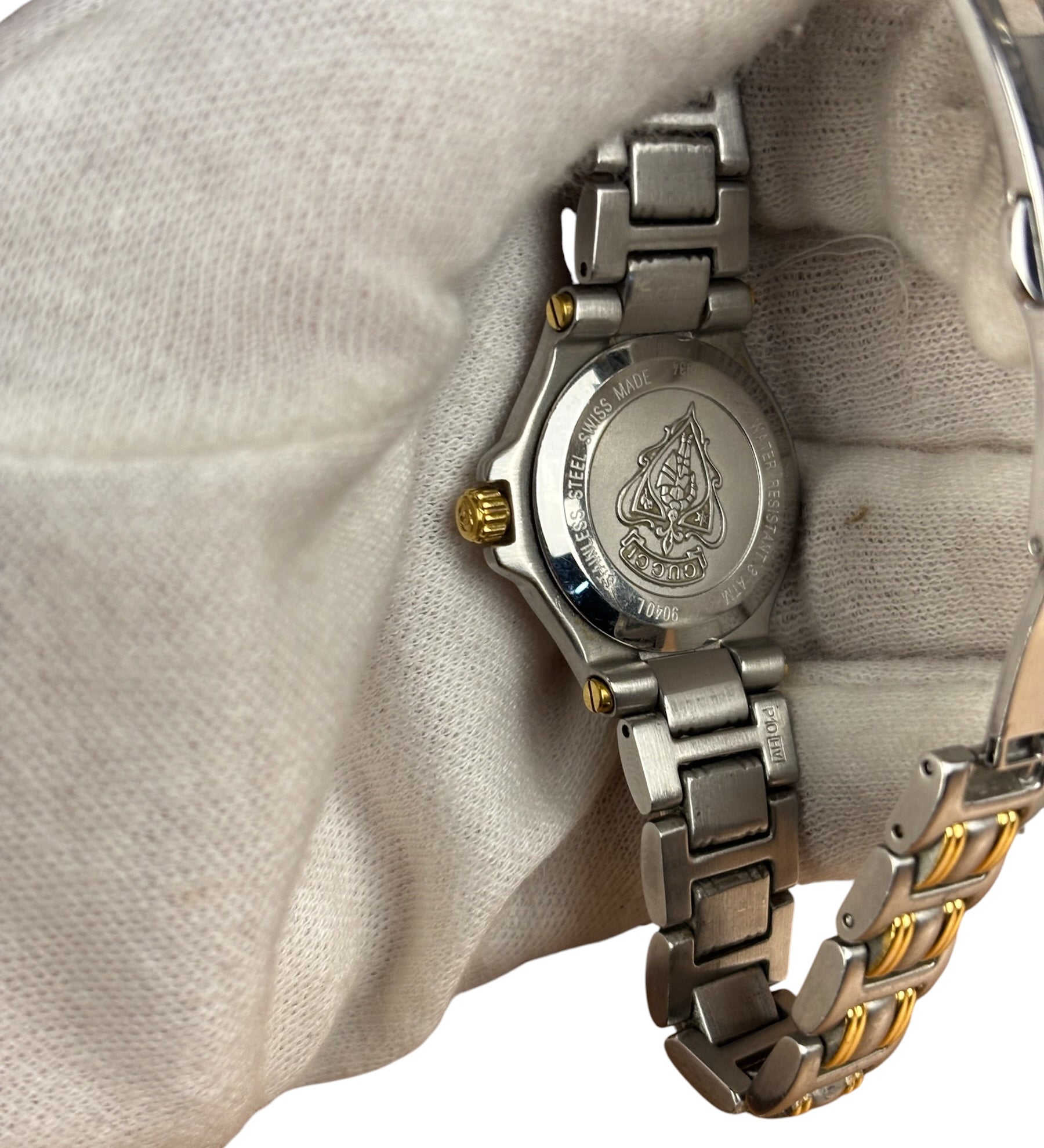Gucci Vintage Champage-Gold Face Two-Tone Stainless Steel Watch 9040L