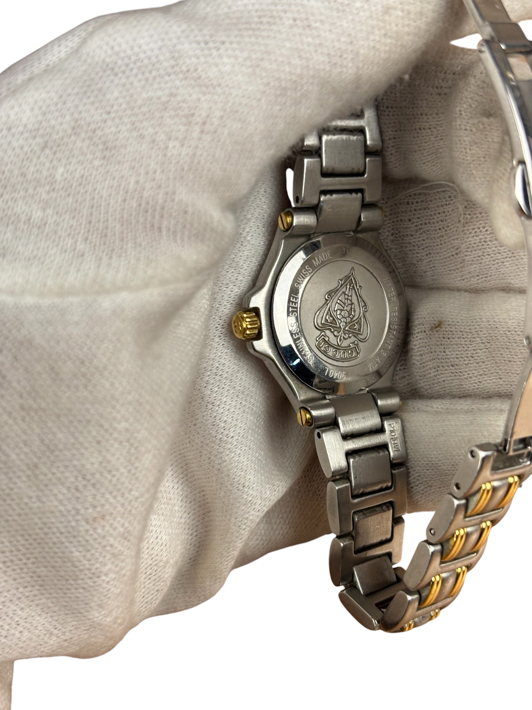 Gucci Vintage Champage-Gold Face Two-Tone Stainless Steel Watch 9040L