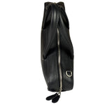 Balenciaga Black Leather Triangle Two-Way Bag