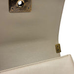 Chanel Beige Leather Boy Stingray Flap Bag 2013