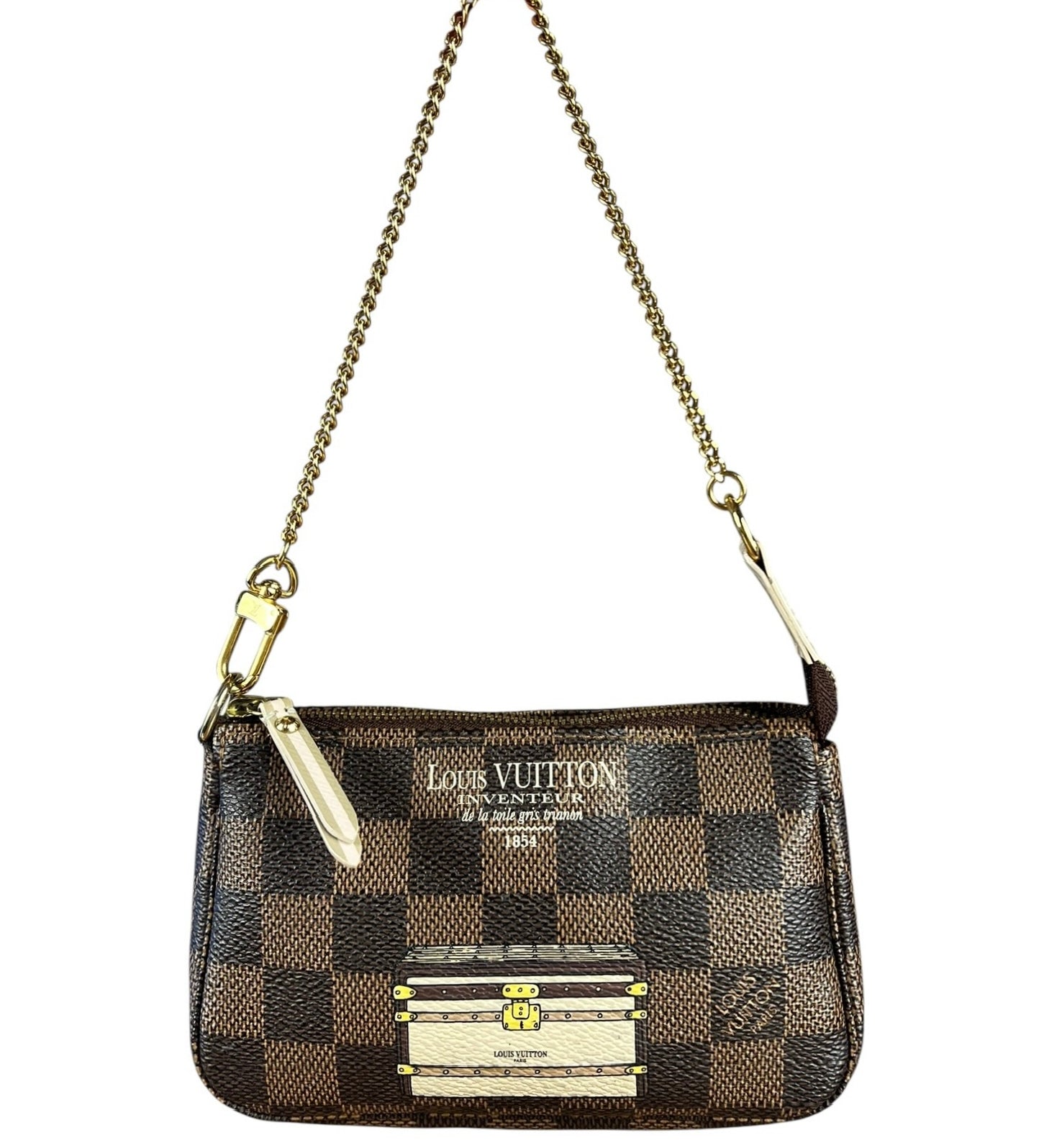 Louis Vuitton Damier Trunks and Locks Mini Pochette