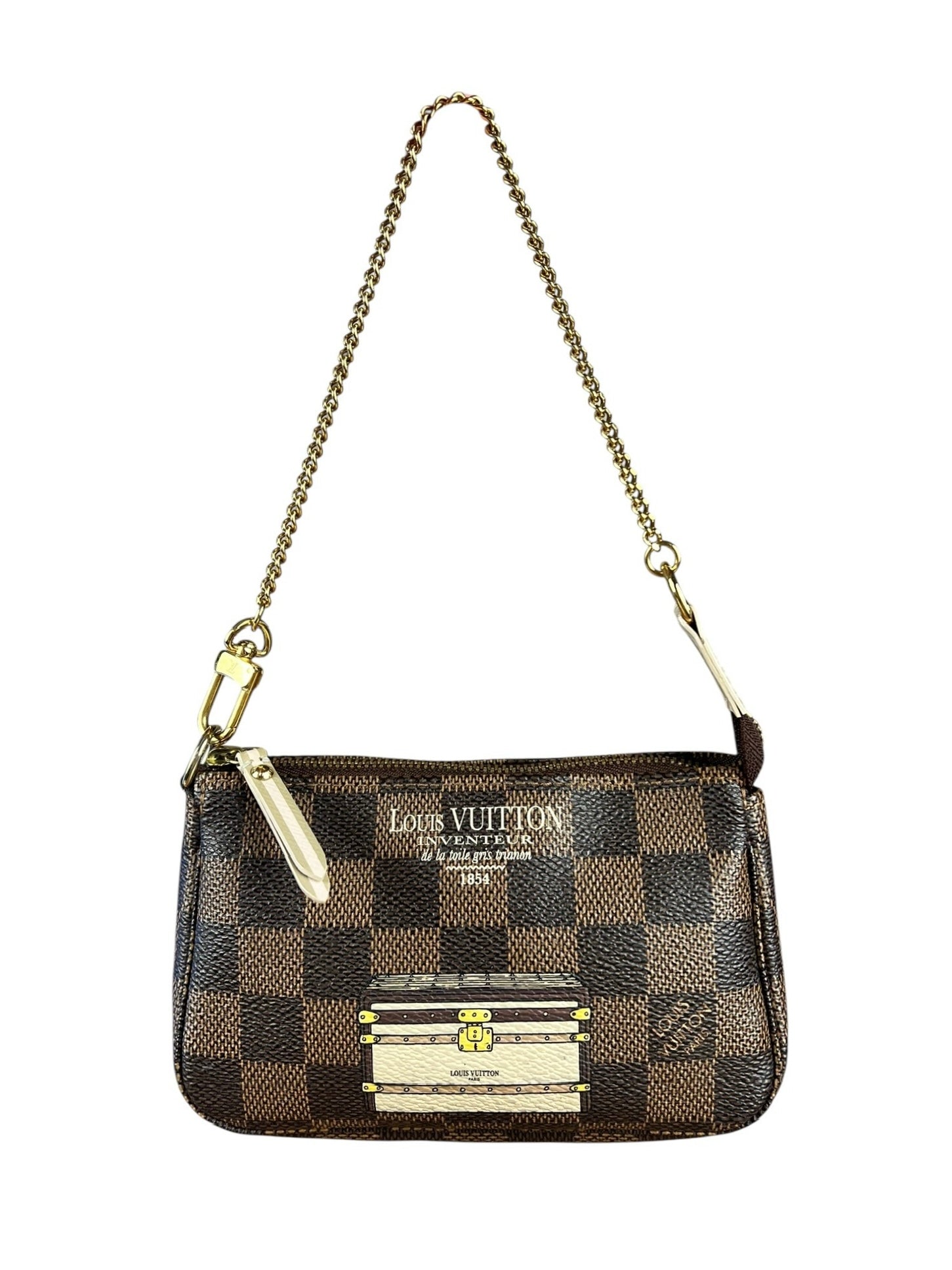Louis Vuitton Damier Trunks and Locks Mini Pochette