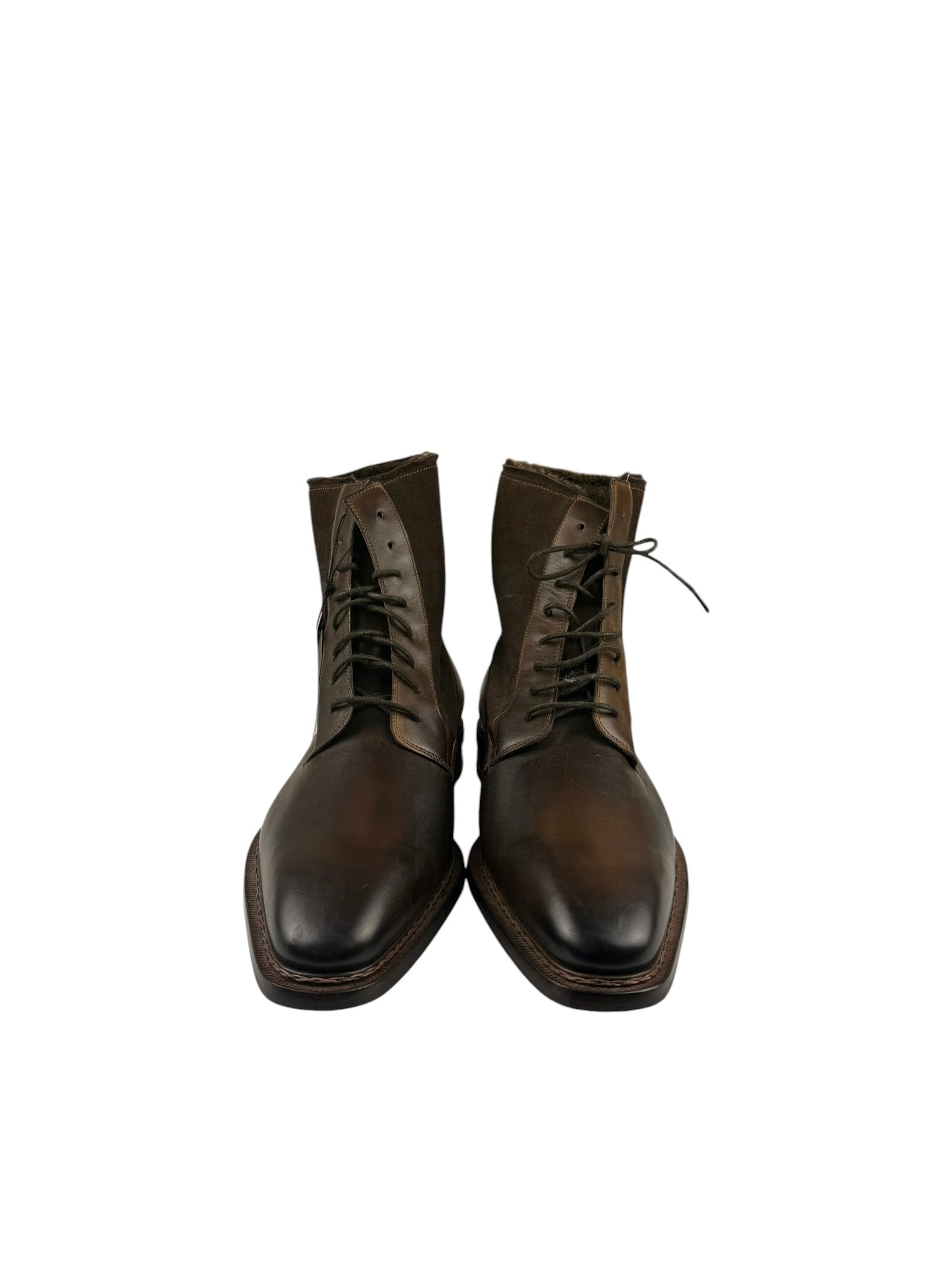 Mazlan Brown Boots Fur Inside