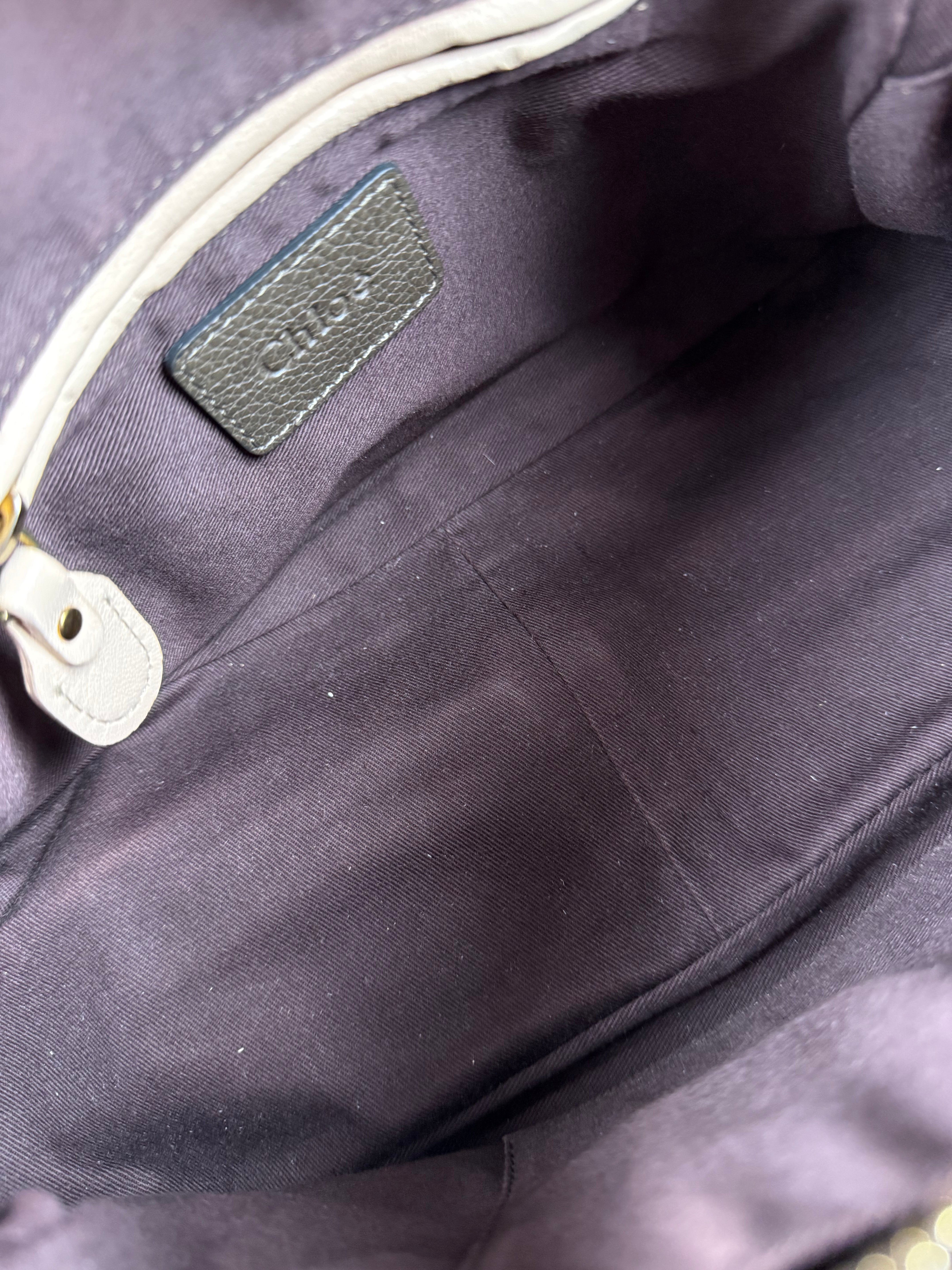 Chloe Partay Small Taupe Two-Way Bag