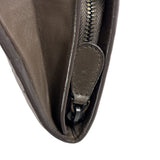Bottega Veneta Grey Leather Intrecciato Flap Wallet