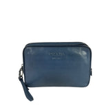 Prada Navy Blue Leather Camera Bag