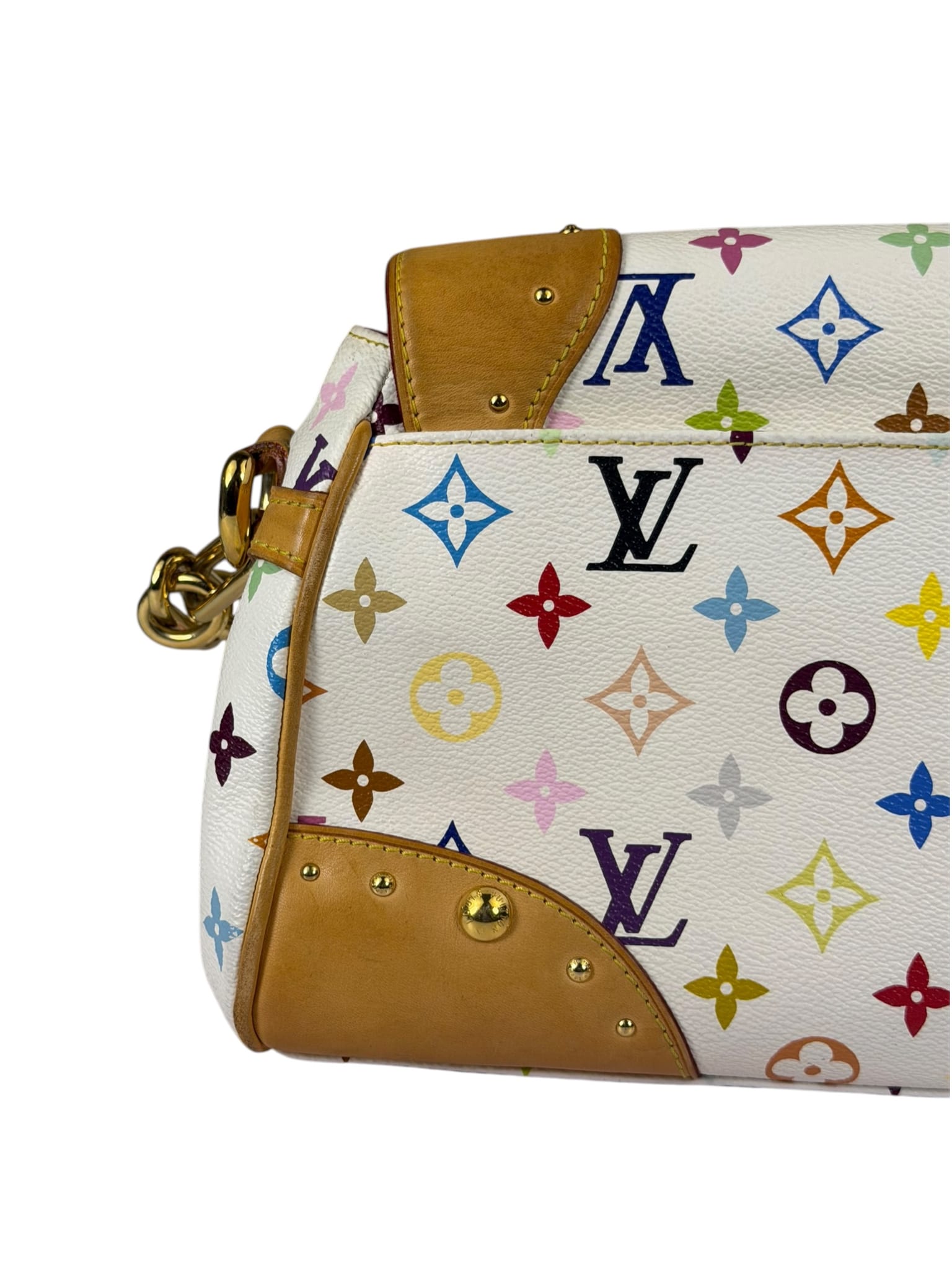 Louis Vuitton x Takashi Murakami Multicolore Monogram Beverly PM