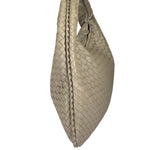 Bottega Veneta Grey Intrecciato Hobo Bag