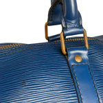 Louis Vuitton Blue Epi Leather Keepall 45