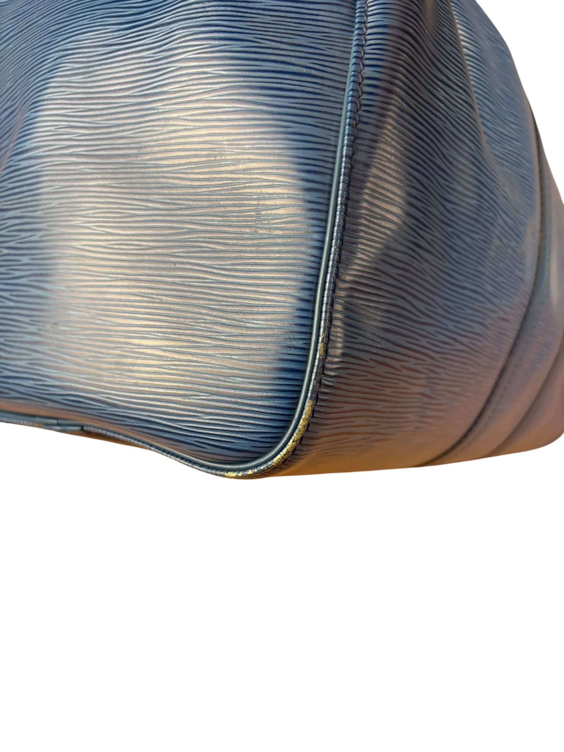 Louis Vuitton Blue Epi Keepall 50