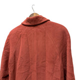 Chloé Dark Blush Wool Trench Coat