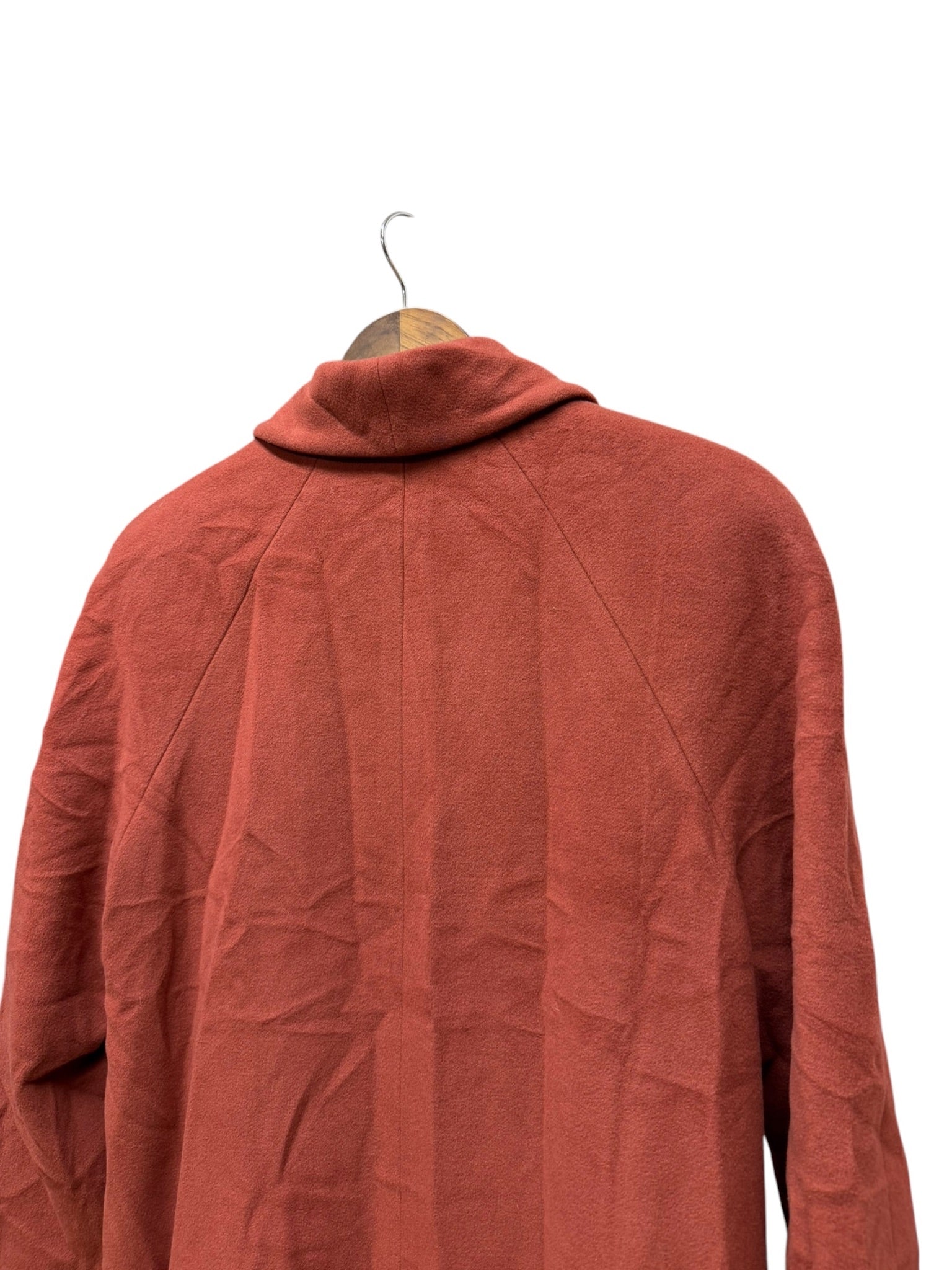 Chloé Dark Blush Wool Trench Coat