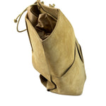 Bottega Veneta Beige Suede/Leather Trim Intrecciato Flower Basket Tote