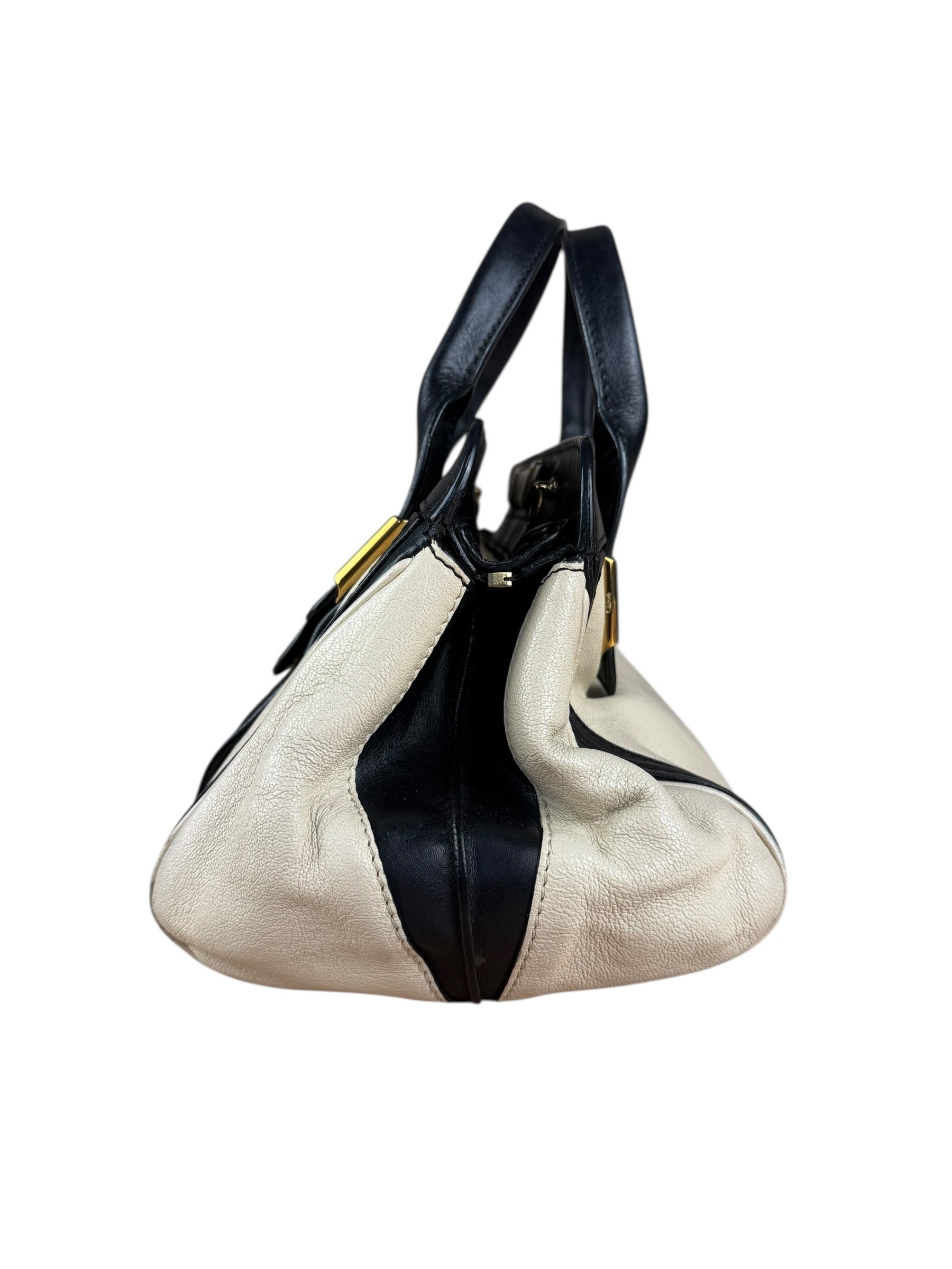 Chloé Black Leather Alice Handle Bag