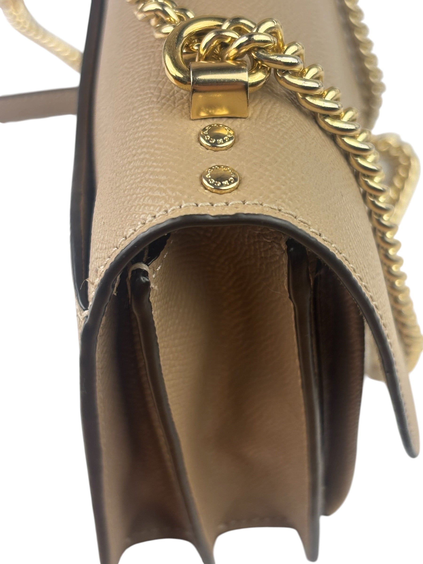 Coach Beige Leather Klare Crossbody Bag
