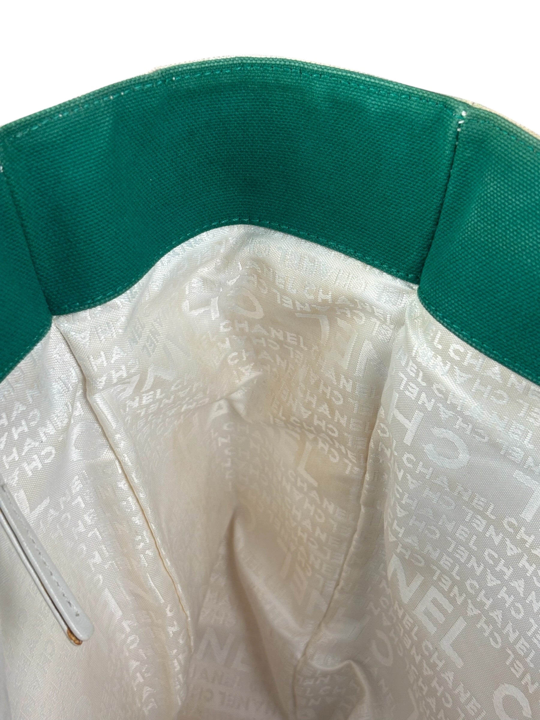 Chanel No.5 White Sport Canvas Tote 2003