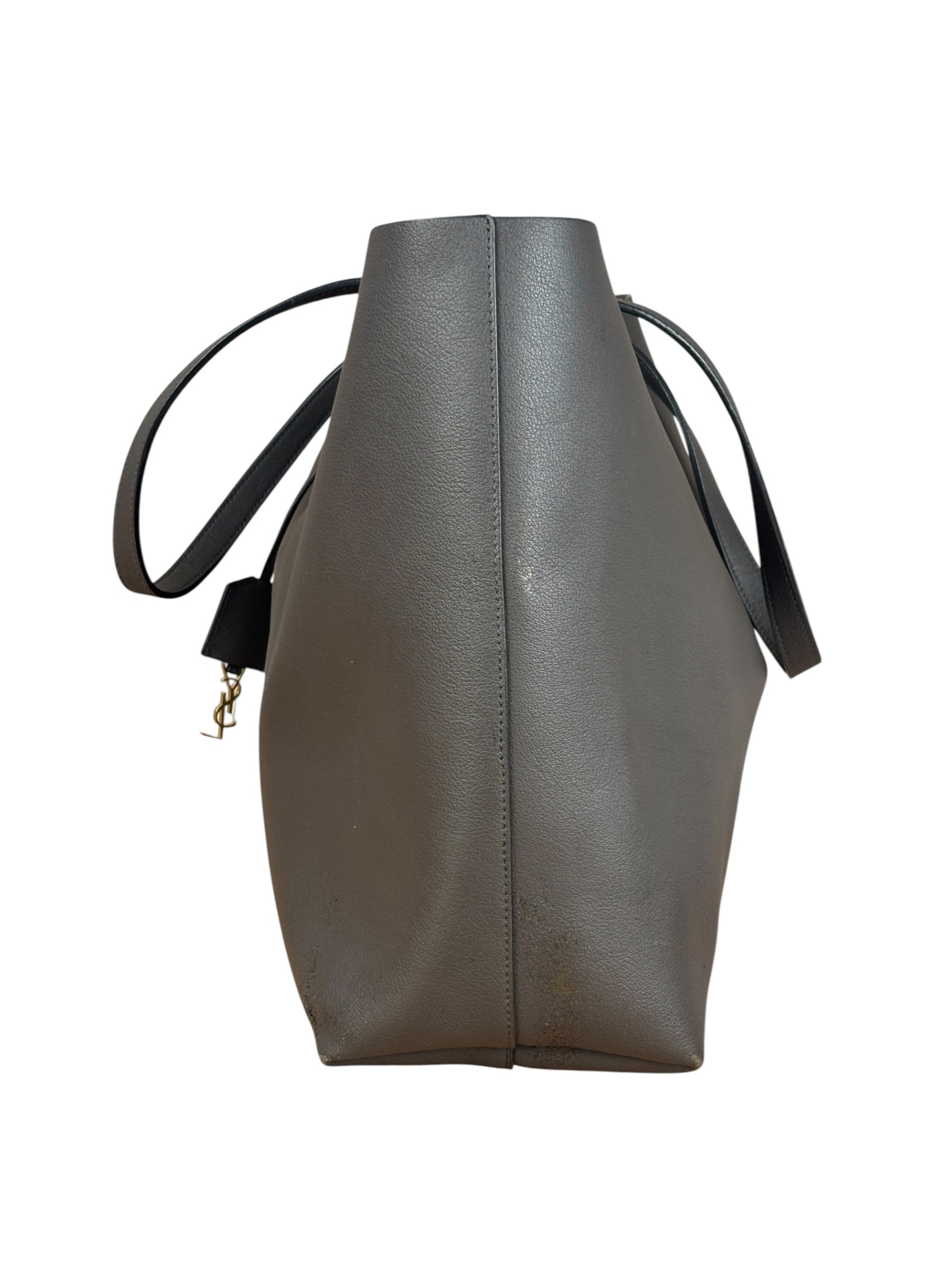 Yves Saint Laurent Leather East-West Shopping Tote Bag