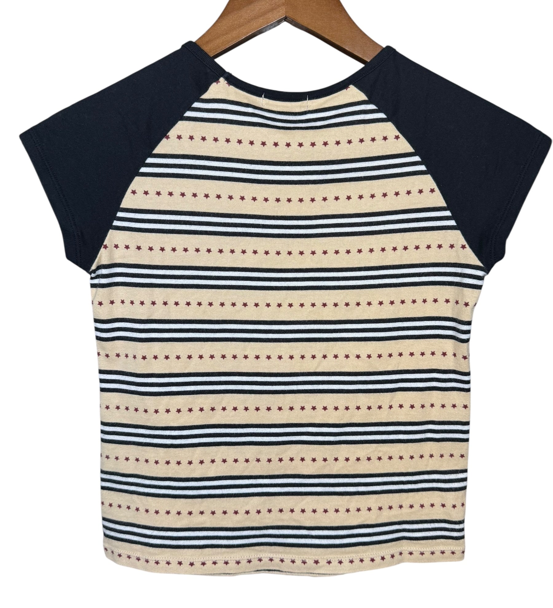 Burberry London Striped Short Sleeve Top
