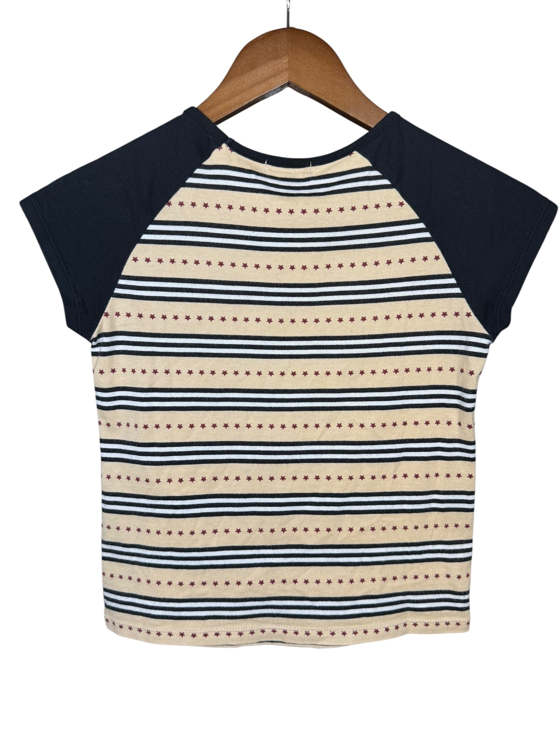 Burberry London Striped Short Sleeve Top