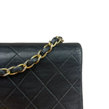 Chanel Black Quilted Leather Mini Flap Bag  2011