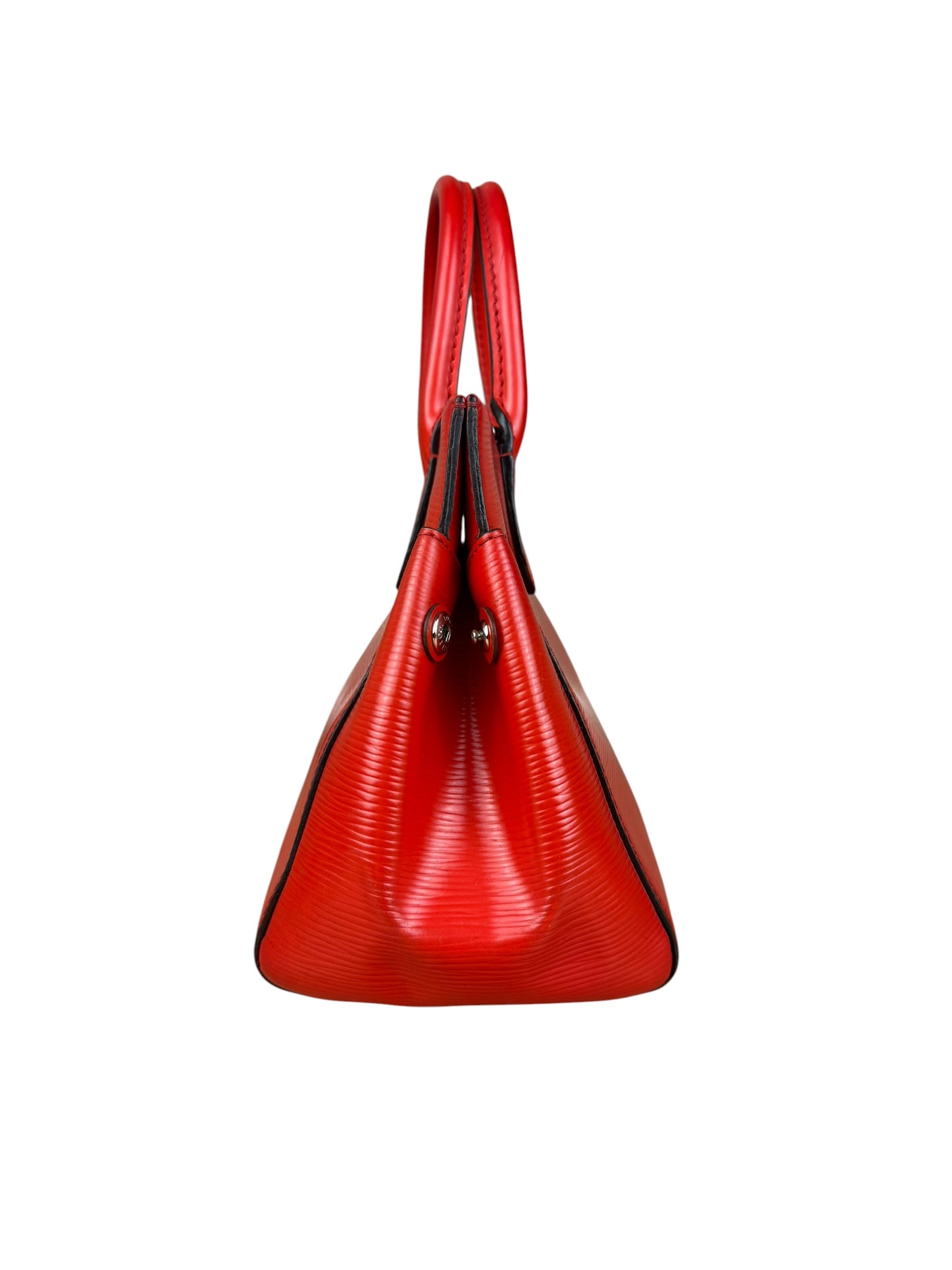 Louis Vuitton Red Epi Marly BB Handbag (No Strap)