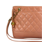 Chanel Pink Caviar Quilted Leather Petit Timeless Tote Early 2000's