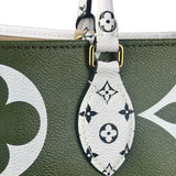 Louis Vuitton Khaki/Green OnTheGo GM Tote