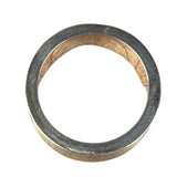 Gucci Silver Wide Flat Subtle Brushed Ring