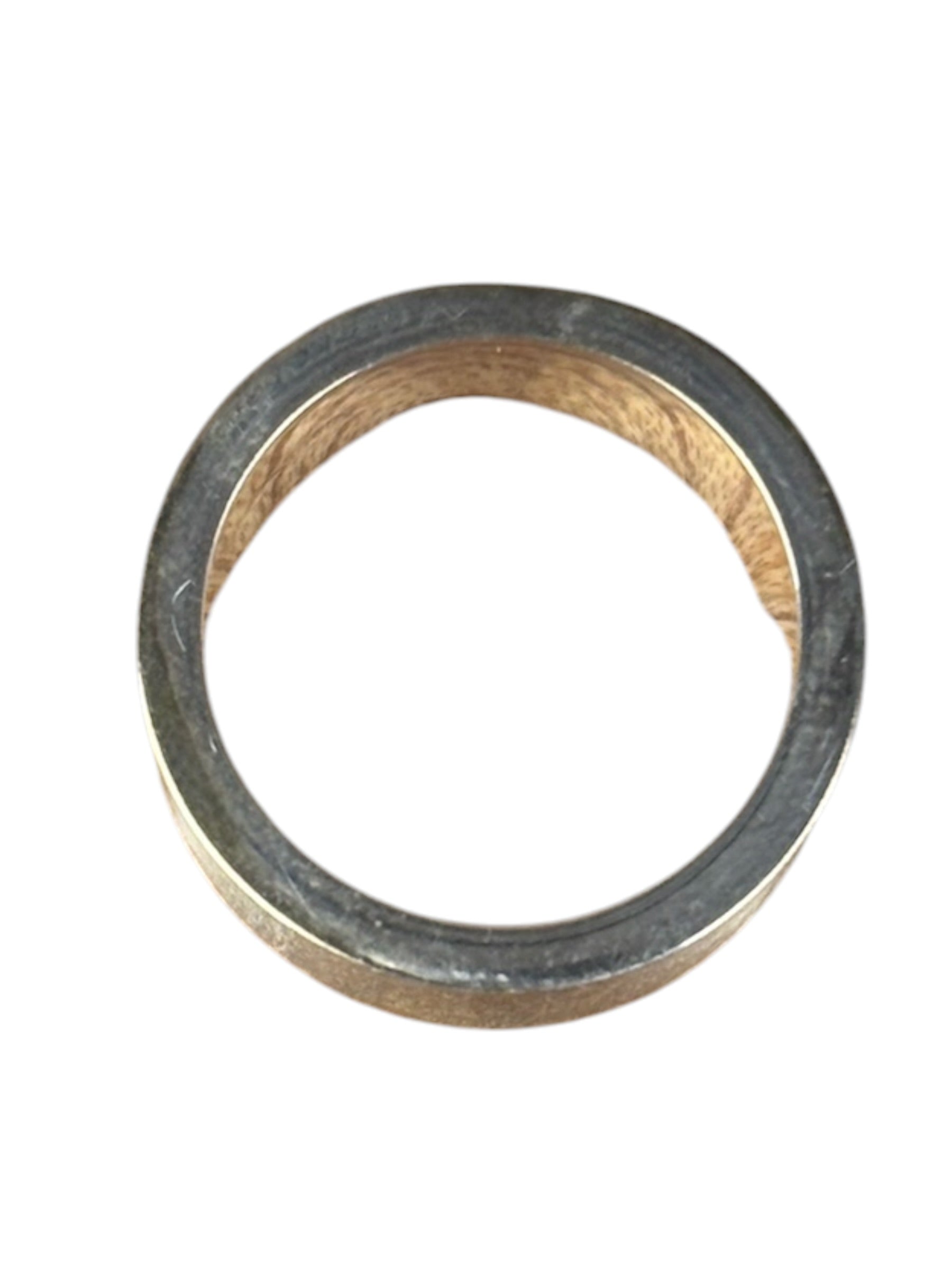 Gucci Silver Wide Flat Subtle Brushed Ring