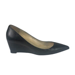 Christian Louboutin Black Leather Agneska Wave Pump