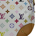 Louis Vuitton White Murakami Greta Hobo Shoulder Bag
