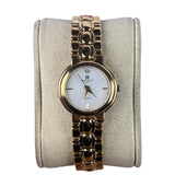 Givenchy White Round Dial Gold Plated